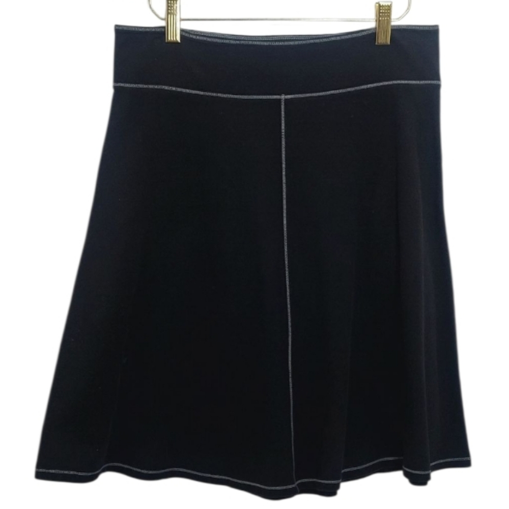 Neon Buddha Women's Size Small Black Skirt Flare Nirvana For Body And Soul